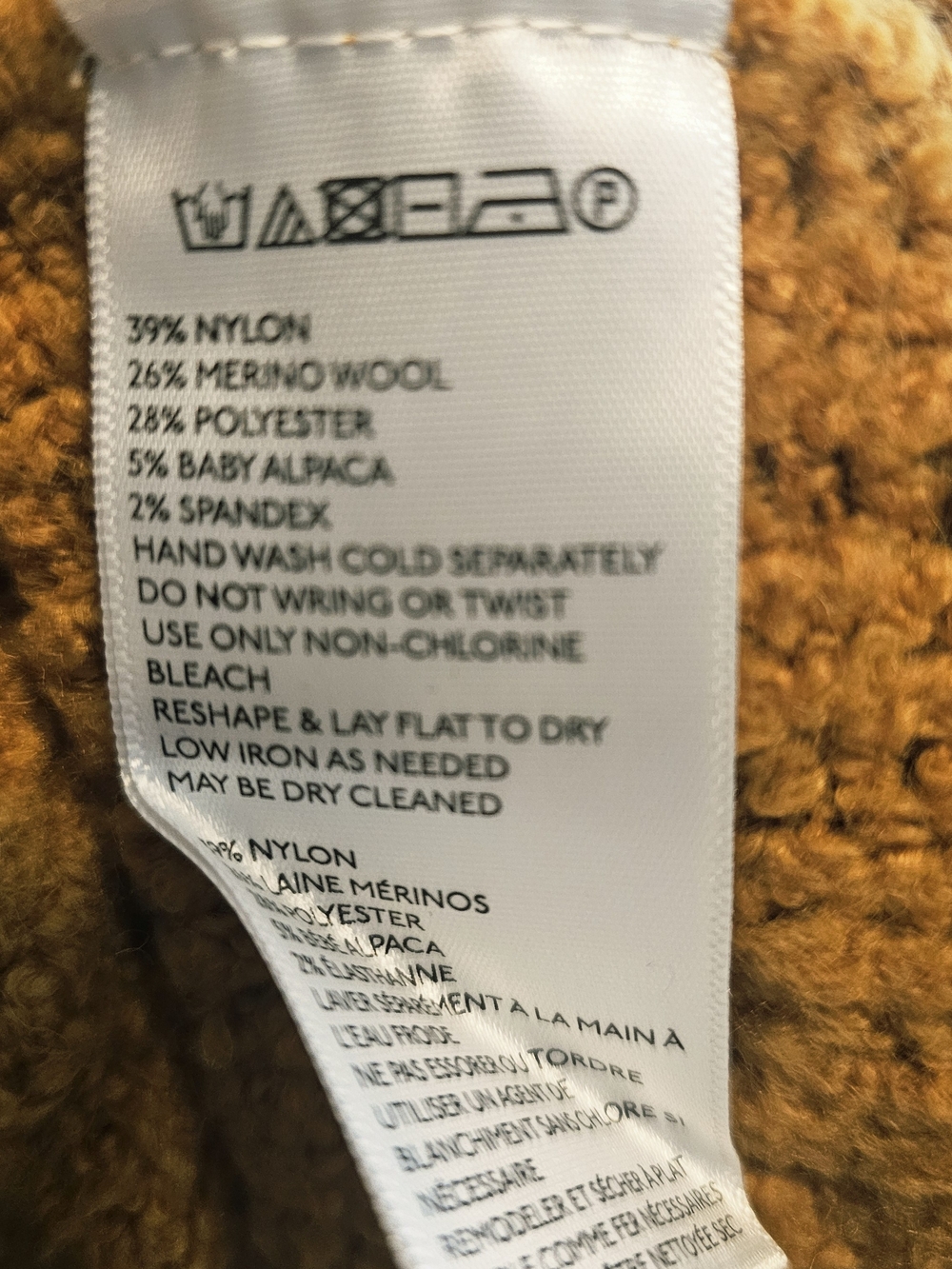 Anthropologie Sleeping on Snow Alpaca Merino Wool Blend Cardigan S - Picture 4 of 4